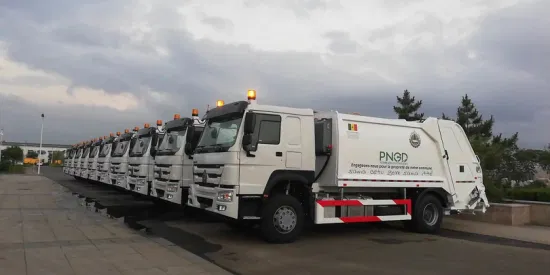 Sinotruk HOWO 真新しい 16 M 3 ゴミ移送廃棄物収集圧縮ゴミ輸送トラック