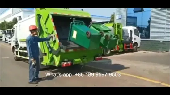 東風 6*4 廃棄物収集ダストカートゴミ転送トラック